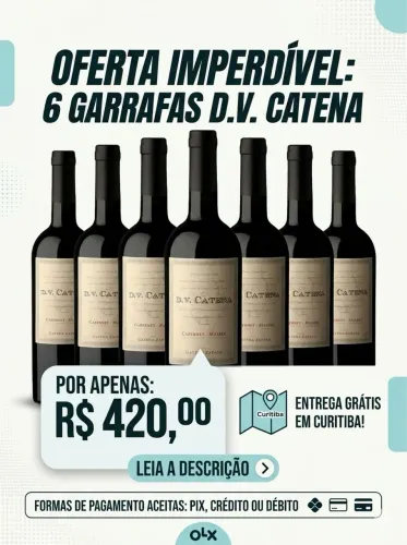 VINHOS ARGENTINOS - LEIA A DESCRIÇÃO