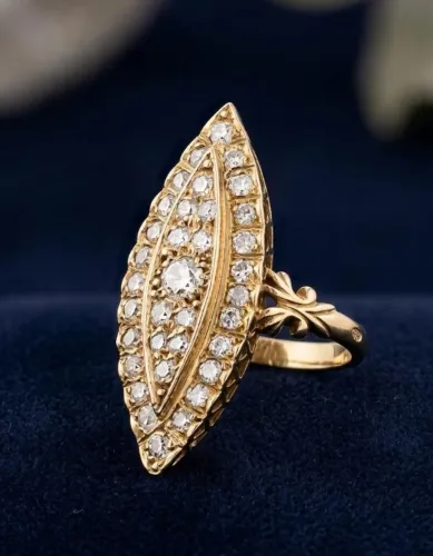Anel Exclusivo de Colecionador: Design Libanês, 1 Quilate de Diamantes