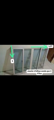 Janela em alumínio 