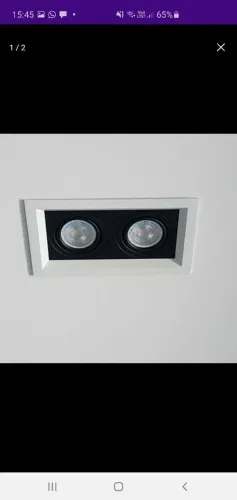 Luminária tipo spot de embutir