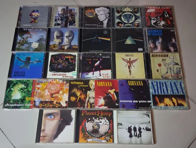 CD ROCK Variados Lote com 42 Titulos Original