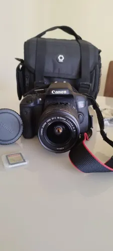 Câmera Fotográfica Canon T6i - Rebel EOS 7.000 Click - Impecável - Seminova