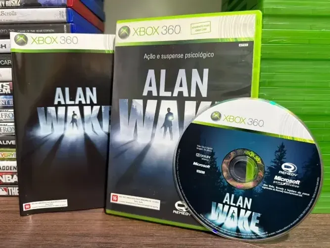 Alan Wake Jogo Xbox 360 Original Mídia Física Completo Zero (Usado)