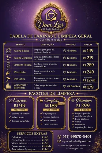 Faxina Profissional com Ótimo Preço - Agende Já!