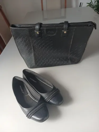 Bolsa Monica Sanches e sapato Piccadilly