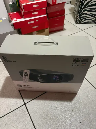 Projetor Android + Google Tv 4k Oficial Netflix Lulu Disney+