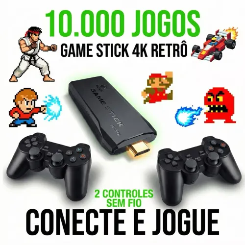 Vídeo game por 140$ com 20 mil jogos