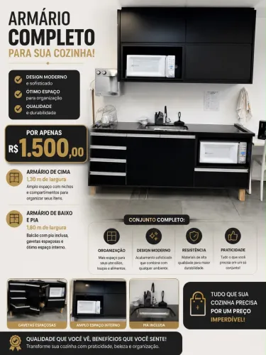 Armário cozinha