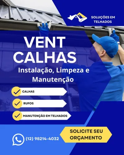 Instalação Calhas e rufos 