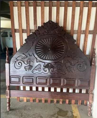 Cama de Casal Sucupira - Madeira Maciça