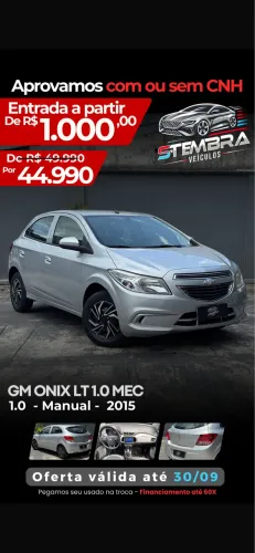 Chevrolet Onix Hatch LT 1.0 8V Flex Power Mec. 4P 2015