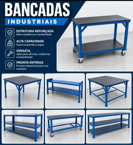 Bancadas para comércio e oficina