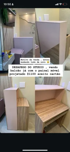 Balcão com painel