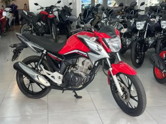 Honda CG TITAN 160 2023 Vermelha - Mepal Motos