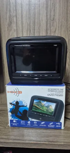 MONITOR DE ENCOSTO de cabeça com dvd player integrado para uso nos veículos automotivos