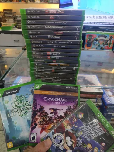 Jogos novos lacrados x box one e series de 50 a 100 reais cada só chamar passo valores