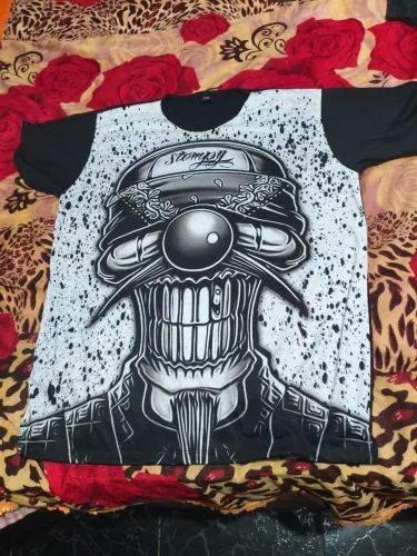 Stompy Camisetas - Catrina Tattoo Tatuagem Artwork Promoção