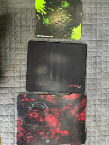 Kit 3 Mousepads Gamer HyperX Warrior Jayob