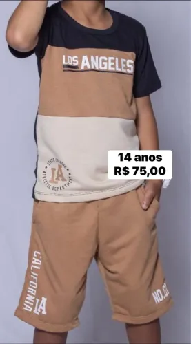 Conjuntos juvenil menino tamanho 14 anos