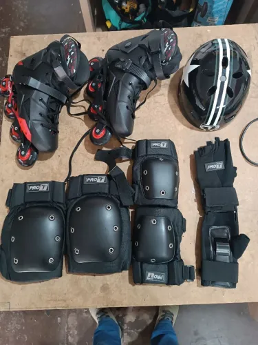 Patins traxart com kit segurança
