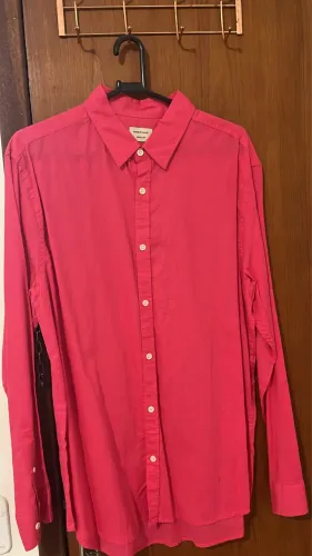 CAMISA MASCULINA RENNER (G) ROSA (RETIRADA EM VALPARAÍSO)