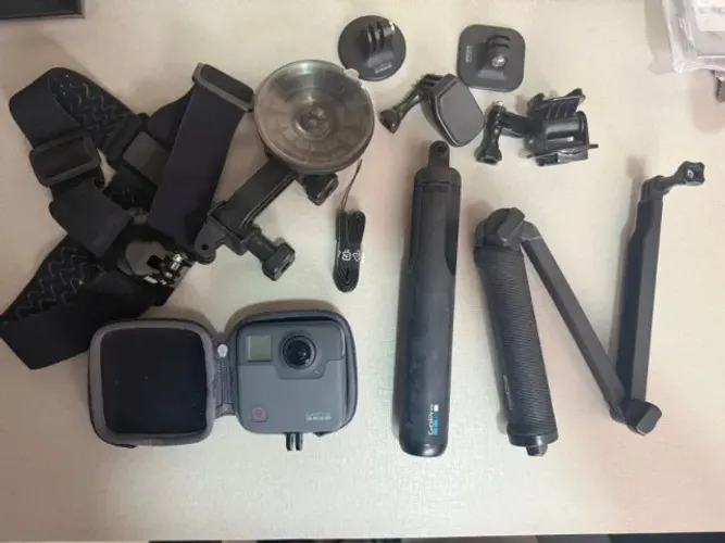 Gopro Fusion 360° 5.2k | Usada + Kit Completo Cinza-escuro (Usado)Gopro Fusion 360° 5.2k |