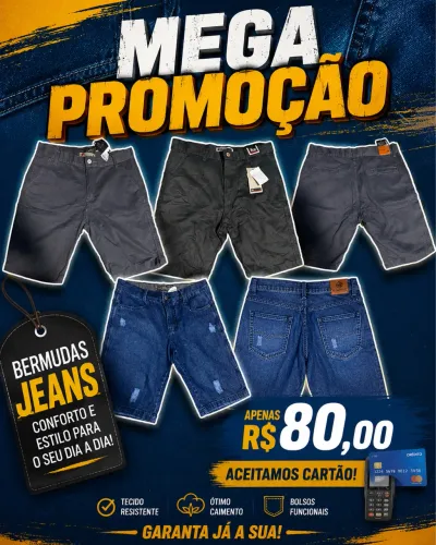 Bermudas jeans