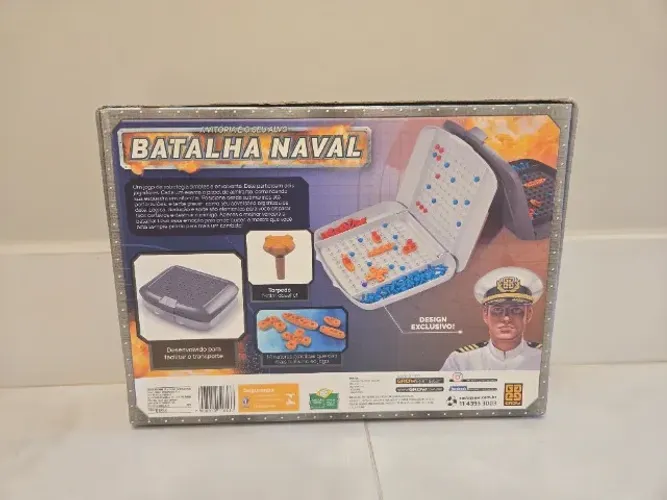 Jogo Batalha Naval Completo - Clássico de Estratégia (2 jogadores)