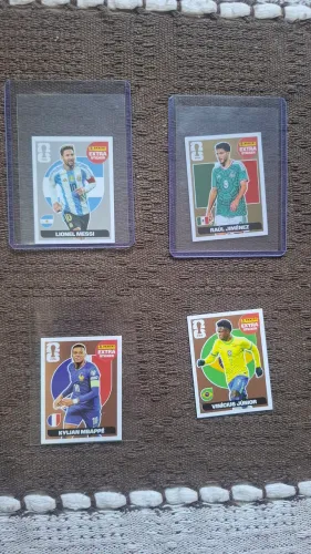 Kit 4 legends Copa 2026 (messi, vini Jr, mbappe e jimenez