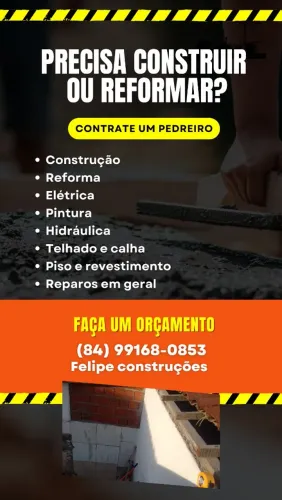 Precisando de pedreiro?