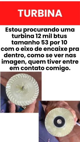 Turbina ar condicionado 