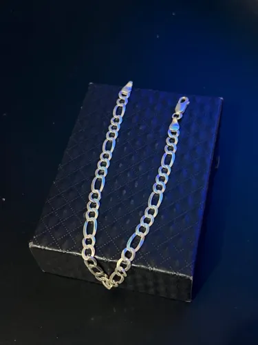 Pulseira Prata 925 - 6g - 22cm 6mm