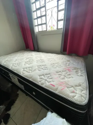 Cama box solteiro + colchão