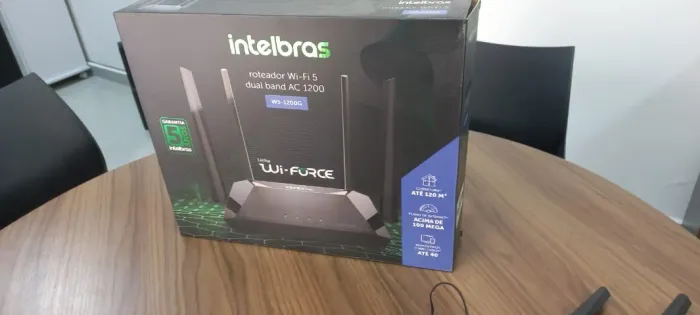 Roteador Wi-Fi 5 dual band AC 1200 W%-1200G Intelbras - Linha Wi-Force