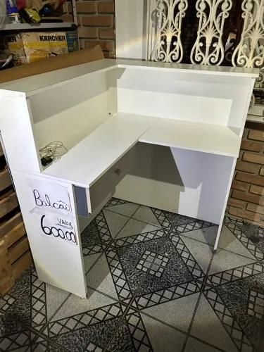 Balcão de recepção