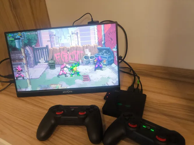 GT King s922x + Cartão SD + 2 controles Gamesir (Não trava! - Pronto pra jogar)<br>