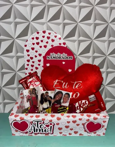 Presente Dia dos Namorados - Kit Personalizado / Cesta de Chocolates