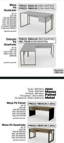 Móveis para escritório