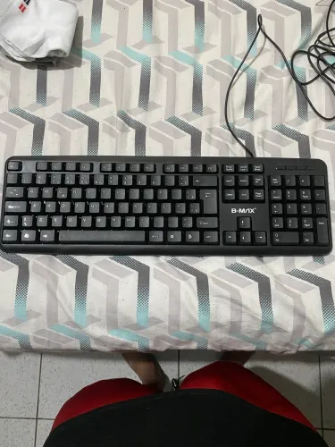 Kit Teclado B-MAX + Mouse Exbom Novos