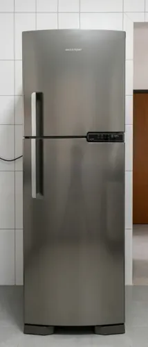 Geladeira Brastemp 375L Frost Free Duplex Extrafrio Fresh Zone Inox - 220V