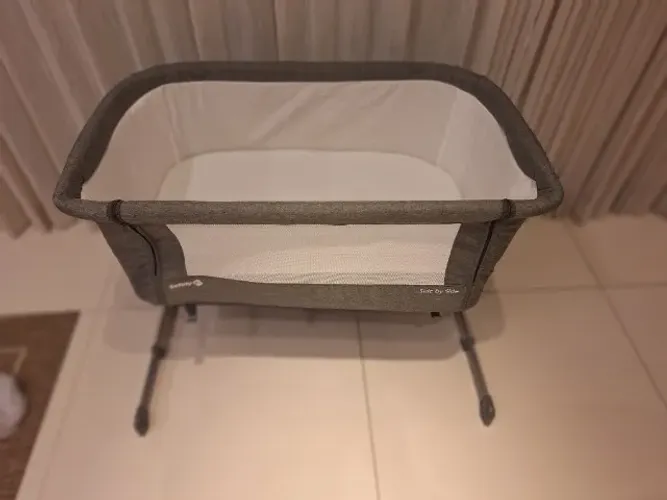 Berço portátil | Co-sleeper bed | Co-bed | Side-by-Side | Safety 1st (Cinza)