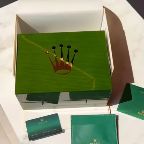 Super caixa para relógio Rolex de luxo completa