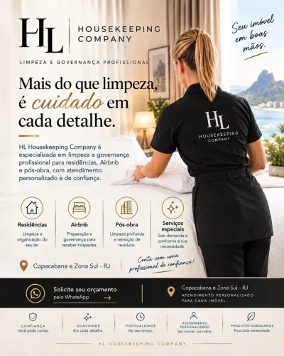 Diarista Copacabana|faxineira|limpeza Airbnb zona sul