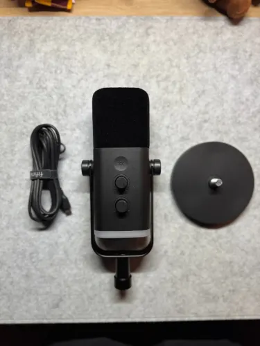 Microfone FIFINE AM8 Preto USB XLR RGB