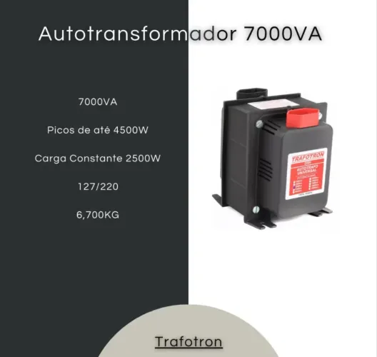 Auto Transformador de Energia 7000va