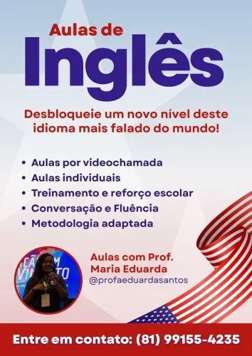 Aulas de inglês