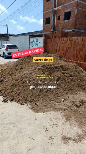 ATERRO DE TERRA ARENOSO - ENTREGA RÁPIDA!
