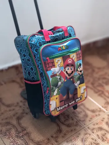 Mochila nova do Mario Bros 
