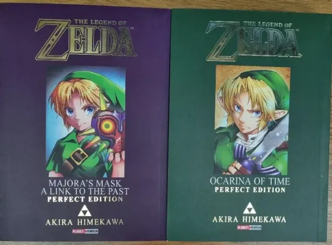 Zelda Mangás Ocarina of Time e Majora's Mask