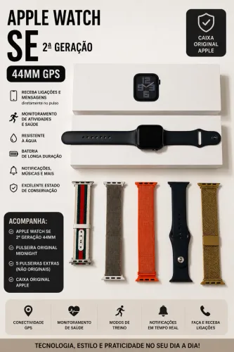 ?APPLE WATCH SE ( 2 GERAÇÃO ) 44MM GPS